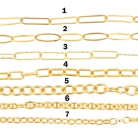 rectangular chain paper clip welding chain diy jewelry bracelet necklace production supplies