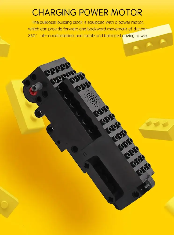 

GloryStar Lepins Technic Tracked Loader 42094 Building Blocks Bricks Educational Birthday Gift Toys for Children