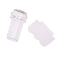 pure clear jelly silicone nail art stamper scraper nail stamp stamping tool new