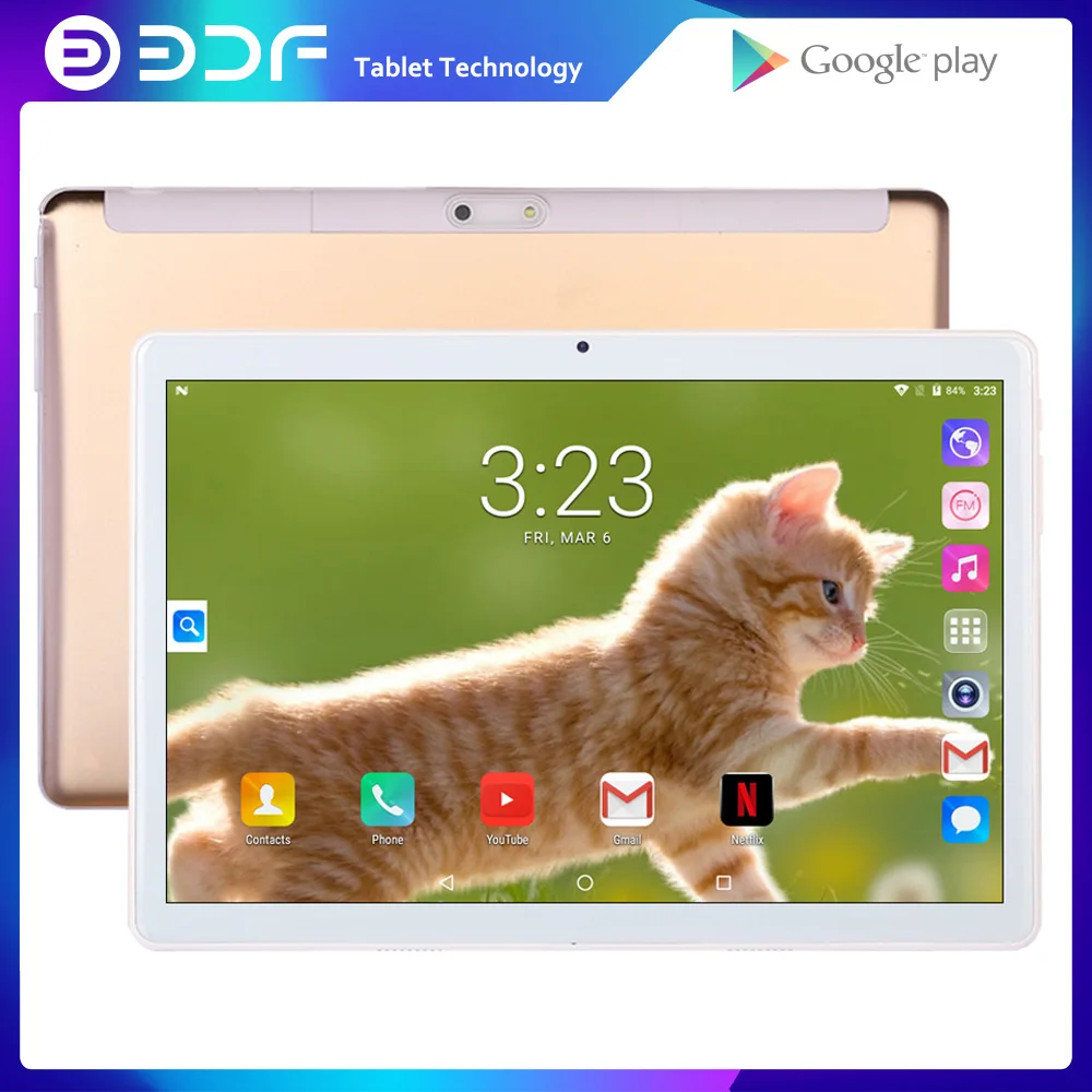 2021 BDF  10, 1  Android 9, 0 4  2  + 32  Pad 10   3G -     , Wi-Fi, Bluetooth, 10