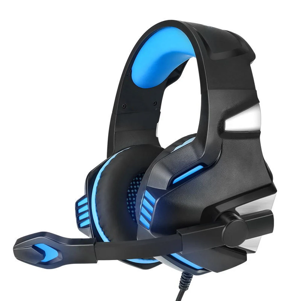 

Led 3D Stereo Adjustable Angle 3.5mm Gaming Headset USB Interface Noise Cancelling Anti Interference With Microphone Soft