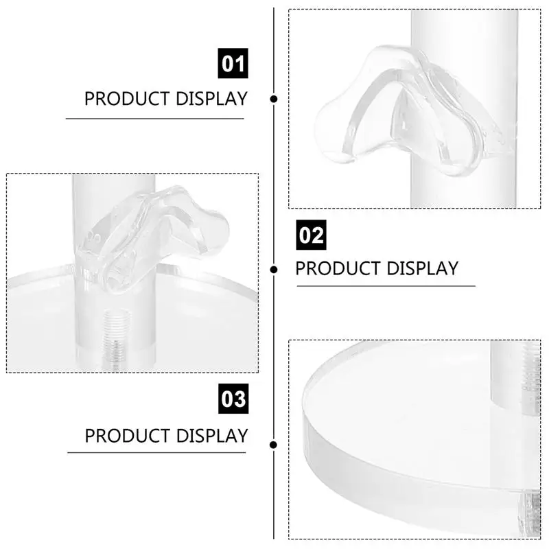 

1pc Sunglasses Rack Presbyopia Myopia Glasses Tidying Rack (Three Layers Style)