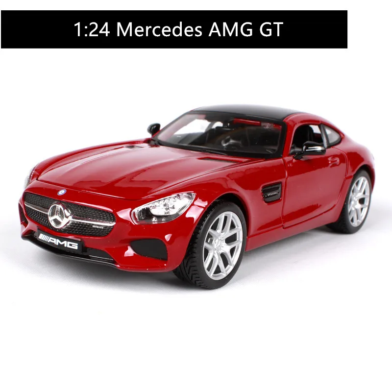 AMG-GT Maisto 1:24 Mercedes-Benz AMG сплав гоночный автомобиль-трансформер модель автомобиля Моделирование Украшение автомобиля коллекция Подарочная игрушка - Цвет: AMG-GT