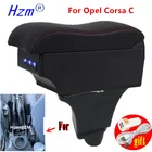 Подлокотник для Opel Corsa c, для Opel Corsa C, магнитный центральный контейнер для хранения с USB-светодиодом