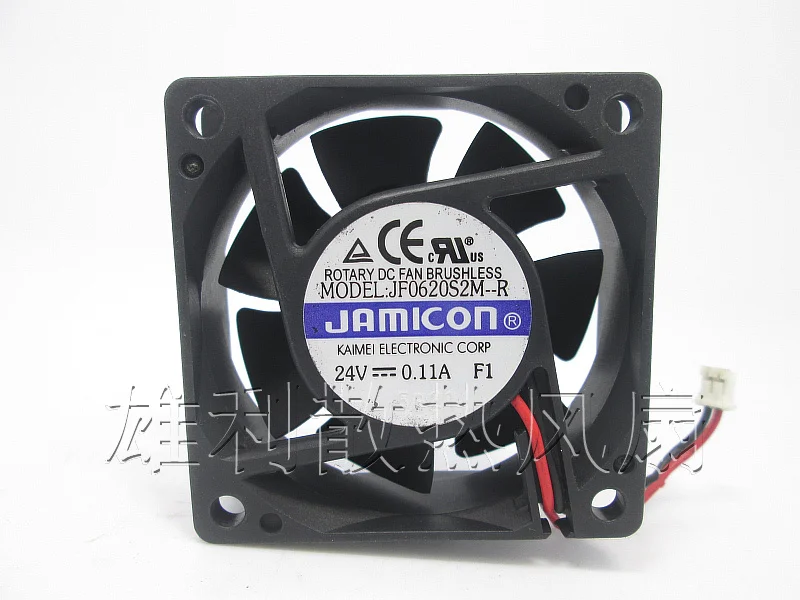 Новый JF0620S2M-R 24V 0.11A 6020 6 см защиты электродвигателя Вентилятор охлаждения |