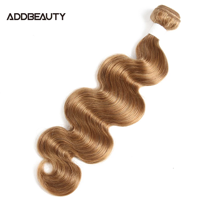 1 шт. Цветной волосы волнистые человеческие пряди Addbeauty бразильские Волосы Remy