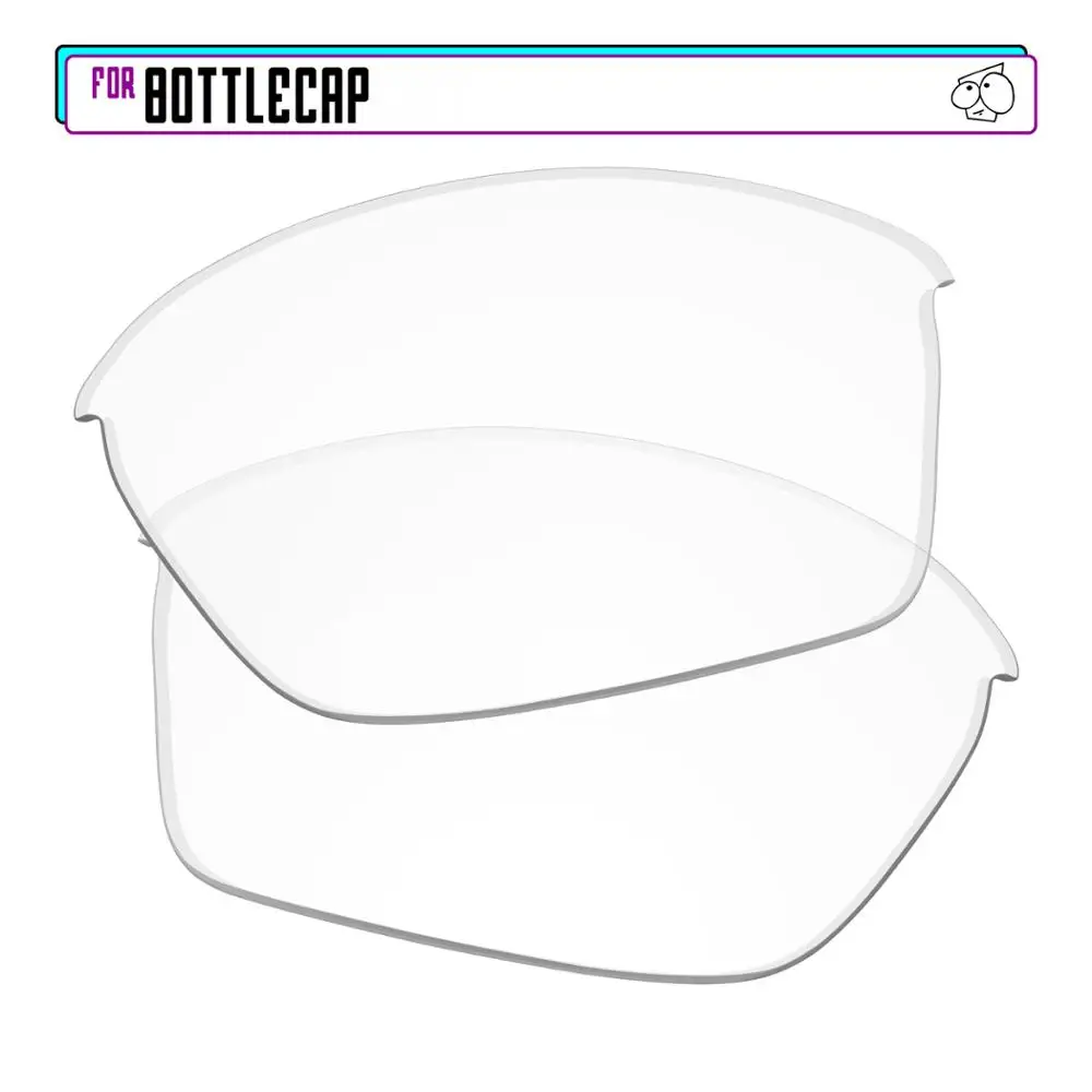 EZReplace Polarized Replacement Lenses for - Oakley Bottlecap Sunglasses - HD Clear