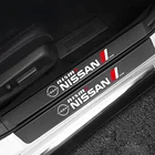 4 шт., наклейки на пороги автомобиля Nissan Nismo Qashqai Juke NOTE