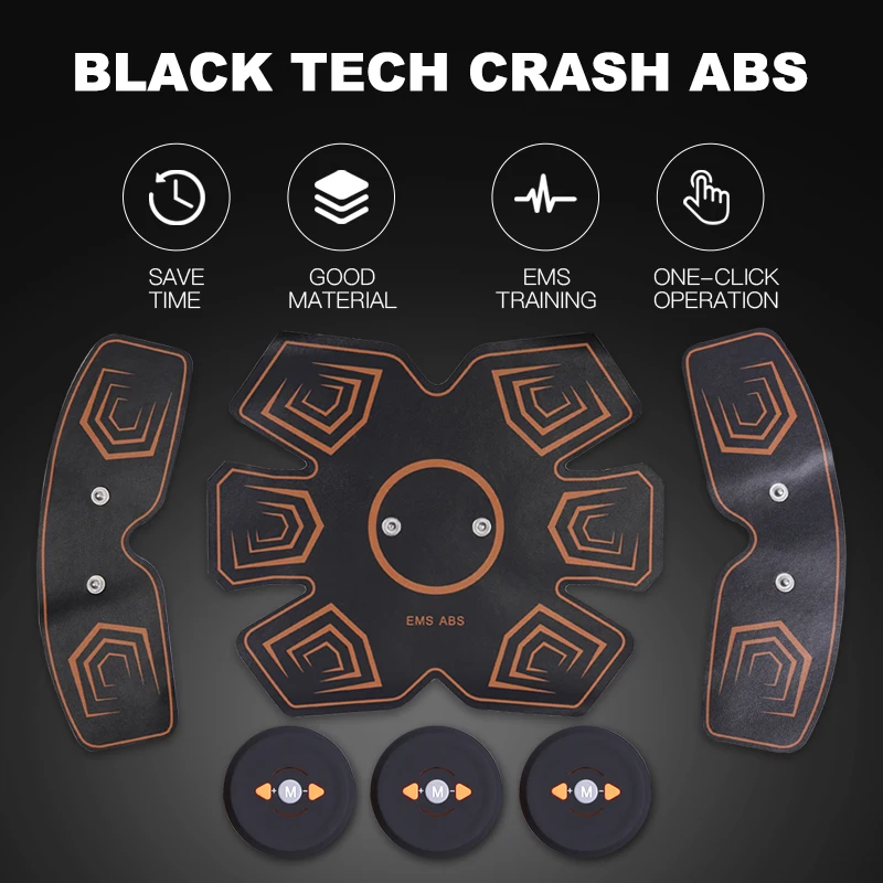EMS тренажер для мышц пресса электрическая ABS живота Пресс стимулятор похудения