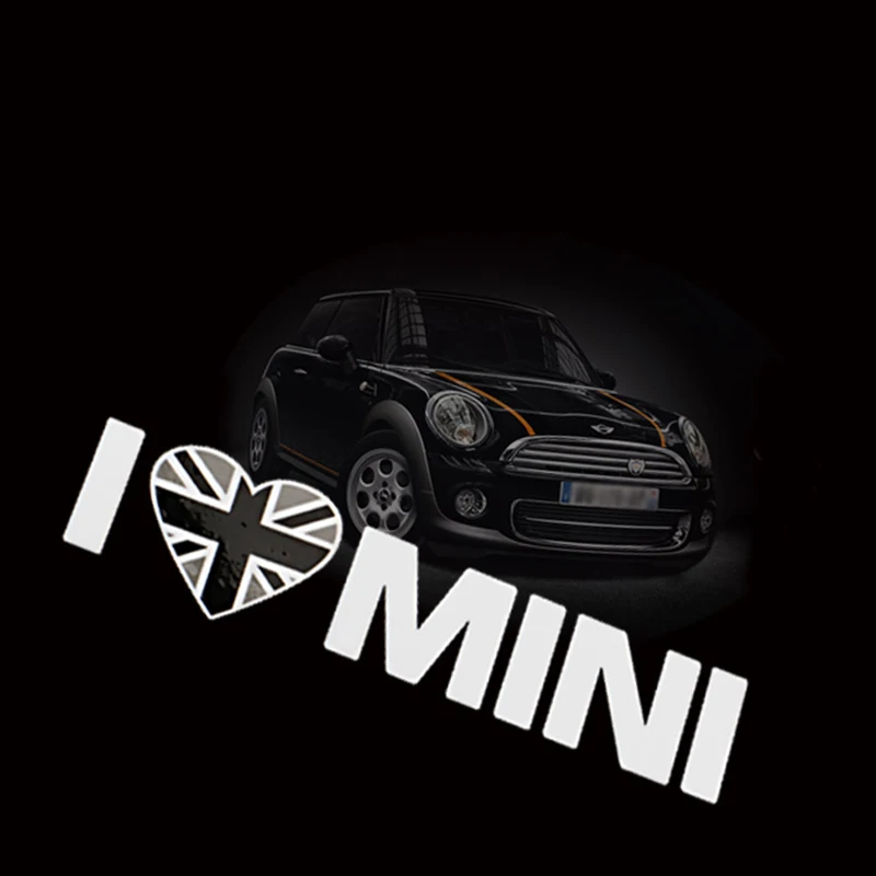 Модная наклейка на окно автомобиля Union Jack I LOVE Mini для Cooper One D JCW F56 F55 F60 R56 R55 R60 |