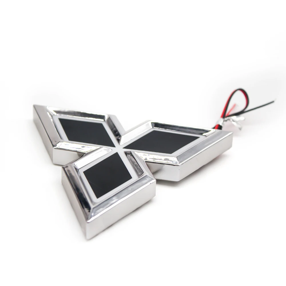 Красный Светильник Автомобиля 5D задний логотип значок эмблема светильник для