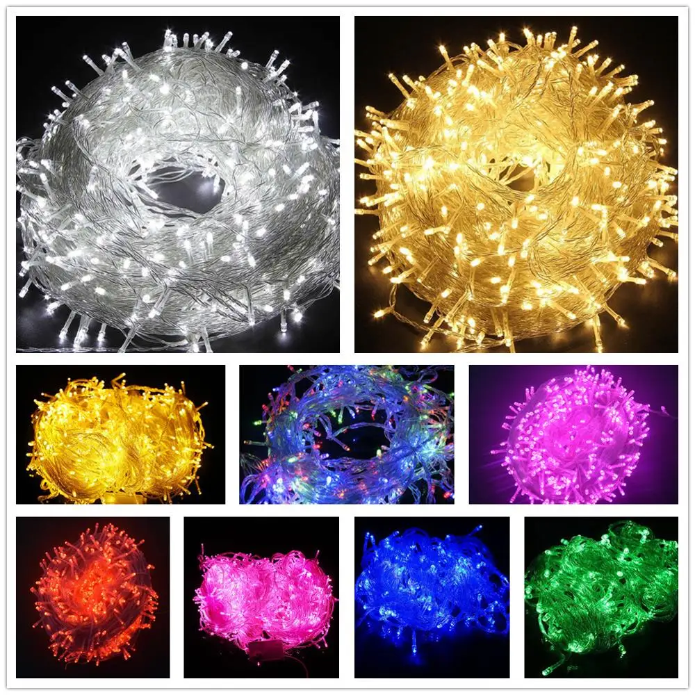 Светодиодная комнатная гирлянда праздничное рождественское освещение уличная