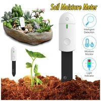 soil moisture sensor monitor waterproof compact indicator light soil hygrometer humidity plants flowers moist testing instrument