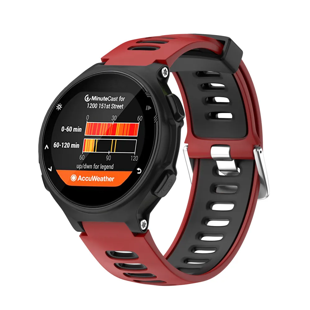 Мягкий силиконовый сменный ремешок для наручных часов Garmin Forerunner 735XT часы Браслет