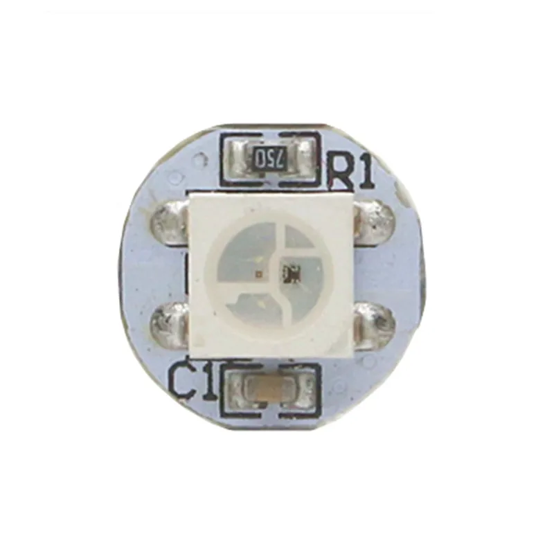 10 ~ 100 1000 шт. WS2812B ws2812 светодиодный чипы 5V с Белый/Черный PCB радиатора (10 мм * 3 мм) WS2811