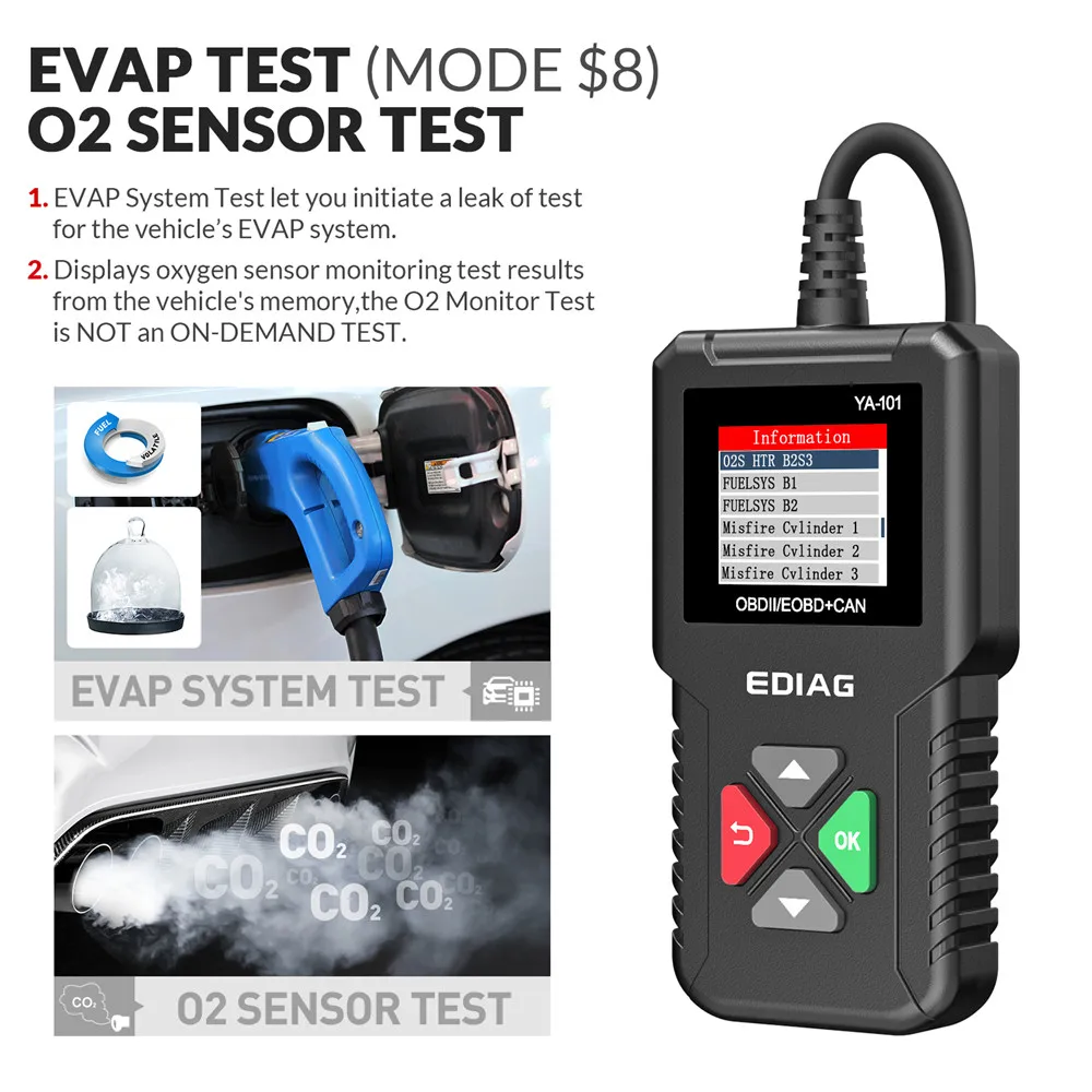 10 шт./устройство для считывания кодов OBD2 сканер EDIAG с полной поддержкой OBD II/EOBD