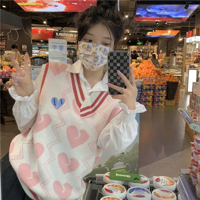 Женский тонкий свитер на раннюю осень 2021 в Корейском стиле нежный пуховик с милым