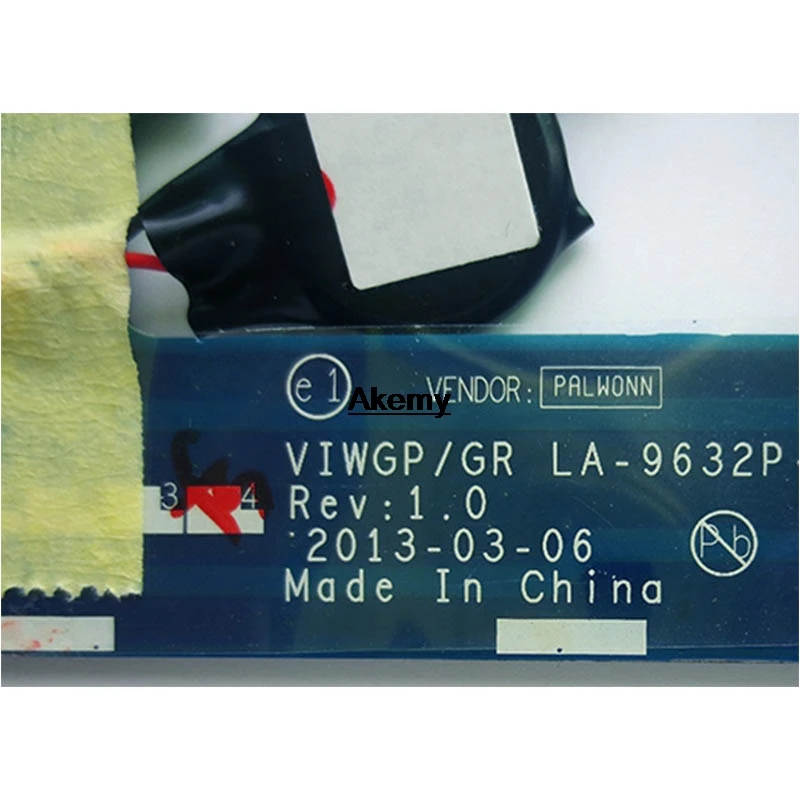 

VIWGP/GR LA-9632P laptop motherboard For Lenovo G500 motherboard la-9632p motherboard HM76 DDR3 Test motherboard