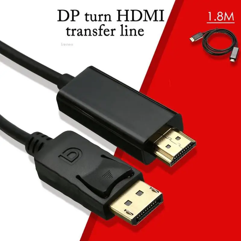 1 8 м/6 футов 3 м 10 порт дисплея Dp папа головка К Hdmi м/м кабель адаптер