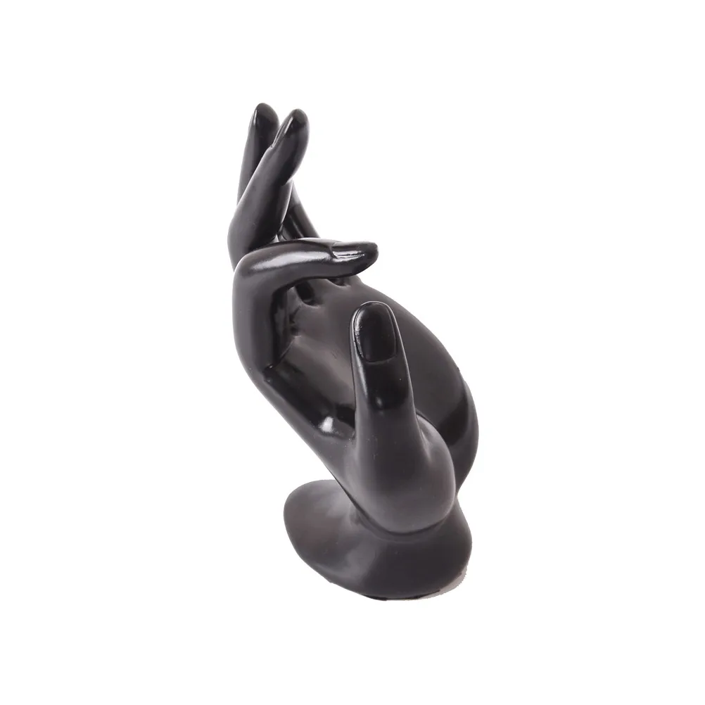 

1 Pc Ok Shaped Hand Model Jewelry Ring Organizer Show Rack Rings Display Bracelet Necklace Hanging Hand Display Holder Stand