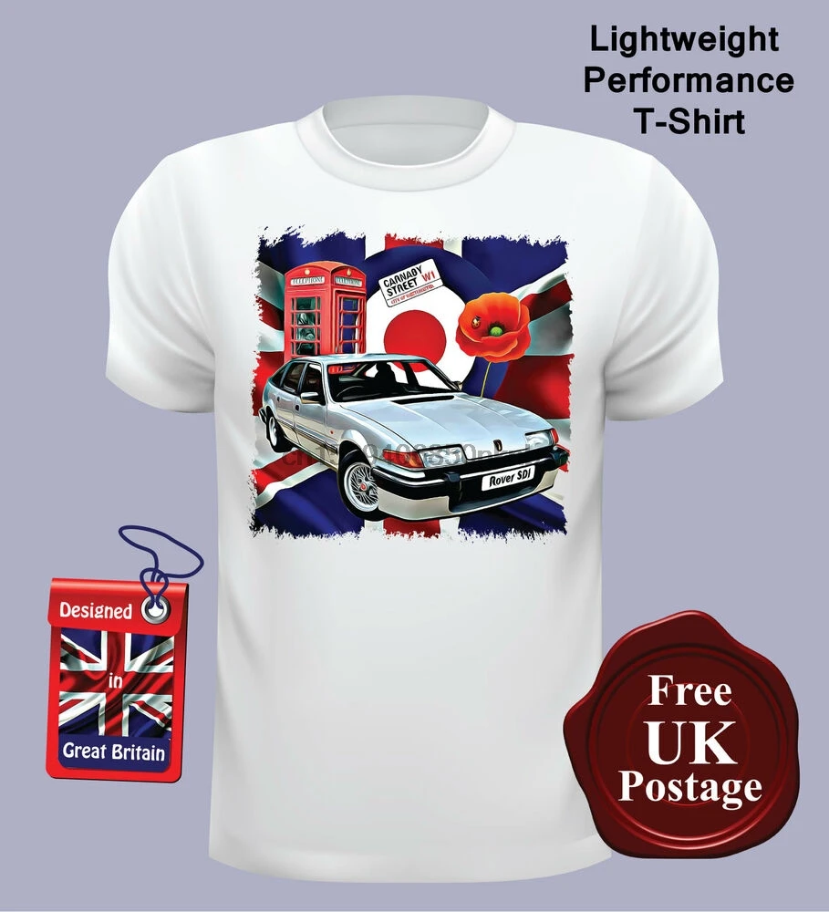 Rover SD1 Мужская футболка Union Jack | одежда