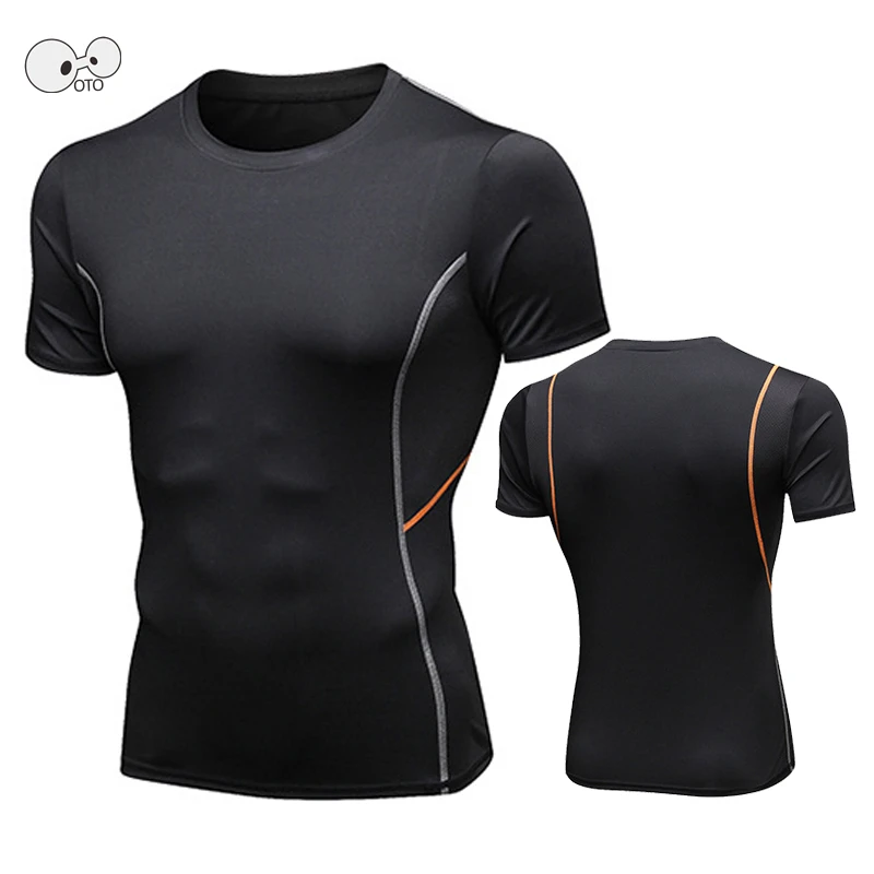 Компрессионная Мужская быстросохнущая спортивная одежда Rashguard качественная