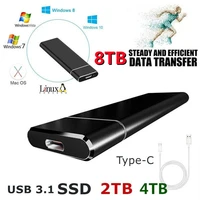 high speed 10tb 8tb 6tb 4tb external ssd mobile solid state for mac desktop tablet hard drive usb 3 1 typc c portable storage
