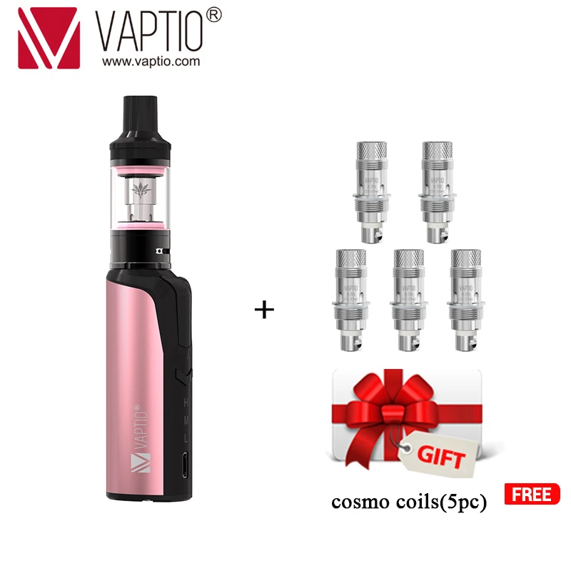 COSMO KIT Электронная сигарета Vaptio 200 Вт коробка мод N1 Pro lite комплект 2,0 мл встроенные внешние 18650 батареи 0,1-Ом Сопротивление пара - Цвет: COSMO KIT