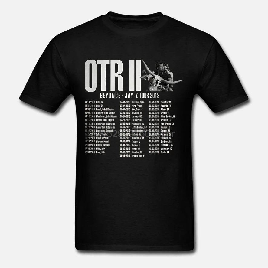 Ограниченная серия B + J OTR II TOUR 2018 Футболка размер S ~ XXXL (2)|Мужские футболки| |
