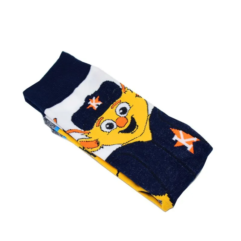 Cartoon pattern print socks cute fun men cotton lovers sock soft comfort breathable autumn winter sporting casual anime harajuku