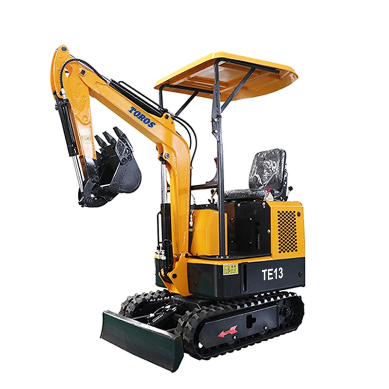 1 Ton 2 Powerful Mini Excavator Digging Machine Cheap Small Digger With Trailer Price for Sale | Инструменты