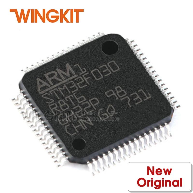 1 шт. STM32F030R8T6 LQFP64 STM32F030R8 STM32F030 STM32F0 LQFP 64 32 битный микроконтроллер MCU|Аксессуары для