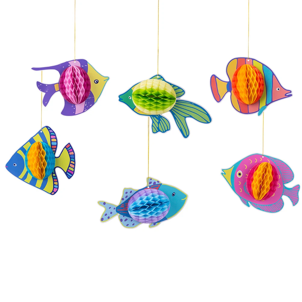 6 шт./набор подвески в виде рыбок для украшения стен|Ловцы снов и подвесные