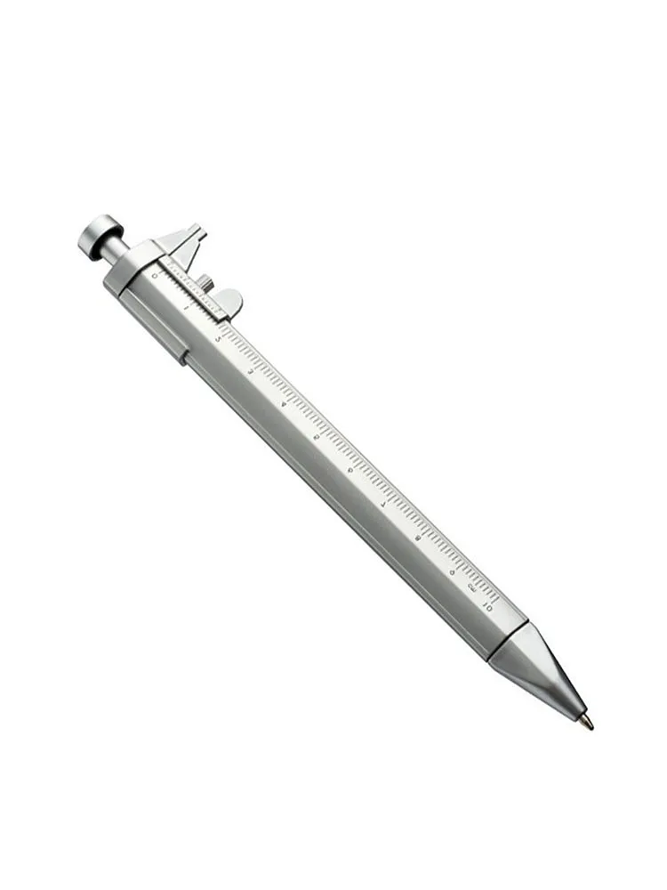 

Multifunction Gel Ink Pen Vernier Caliper Roller Ball Pen Stationery Ballpoint Practical Portable ABS