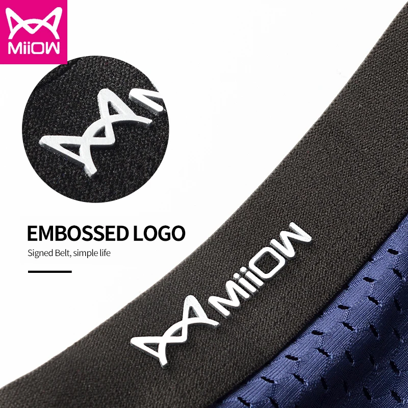 MiiOW Sport Elastic Belt 3A Grade Antibacterial Regenerated Cellulose Fiber Moisture Absorbent Soft Elastic Men Underpants