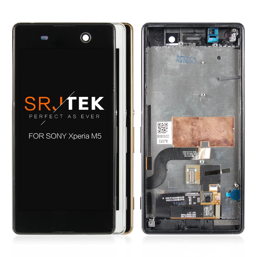 ЖК дисплей 5 дюймов с сенсорным экраном и рамкой для SONY Xperia M5 сменный Dual E5603 E5606 E5653