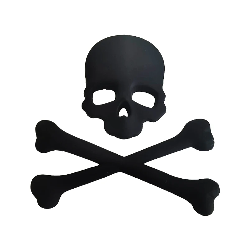 1 шт. 3D модная Автомобильная наклейка из сплава призрак череп скелет Crossbone значок