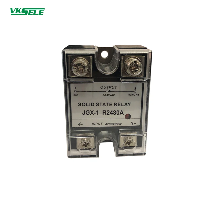 

JGX-1 R2480A 80 amp single phase solid state relay
