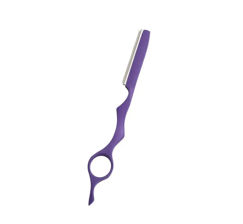 purple razor Высокое качество Профессиональные волосы бритвы лезвия в 10 штук в каждой упаковке/нержавеющая сталь - Цвет: purple razor