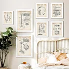 Укулеле гитара барабан DJ Аудио гарнитура бас настенное Искусство Холст Картина скандинавские плакаты и принты картины для гостиной домашний декор