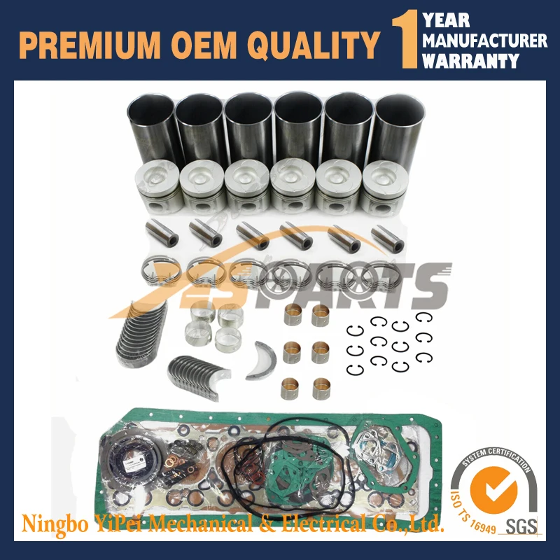 Перестроенный комплект двигателя для вилочного погрузчика Isuzu 6BD1 6BD1T TCM и