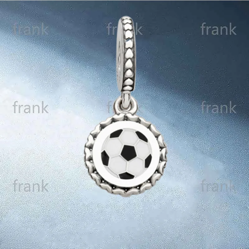 

New Sterling Silver 925 Soccer Commemorative Pendant ENG792018_16