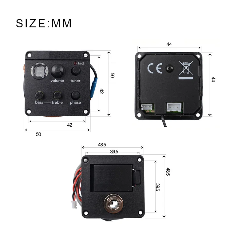 Звукосниматель гитары ISYS + система предварительного усиления EQ для акустической