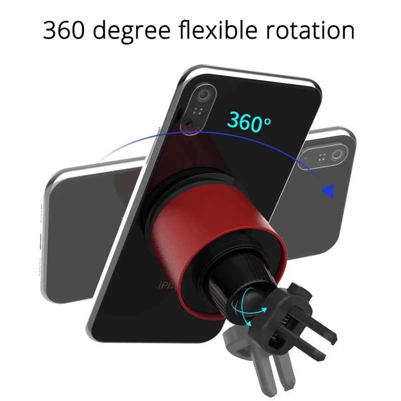 Автомобильный держатель для телефона на присоске iPhone X huawei samsung Air Vent подставка