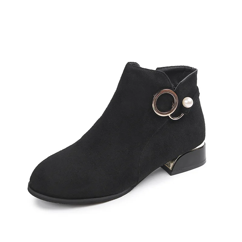

NEW Women Martin Boots Autumn Winter Boots Sexy Zipper Snow Ankle Boots Suede Warm Fur Plush Woman Shoes Faux Suede Slim Boots