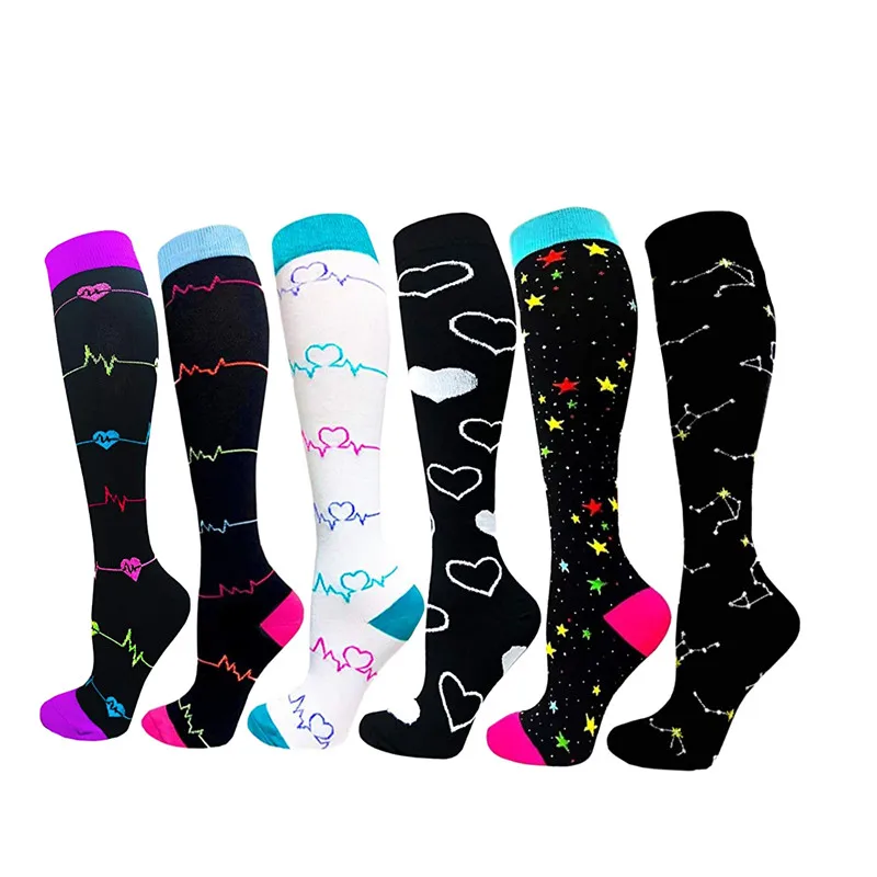 

Compression Stockings Prevent Swelling Edema Blood Circulation Nurses Unisex Outdoor Running Cycling Long Pressure Stockings