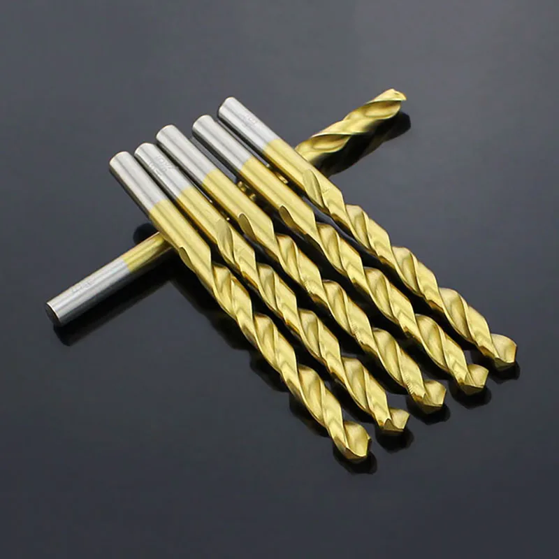 

HSS High Speed Steel Twist Electric Bit Metal Plastic Part Impact Bit Tool 1.0mm-12mm