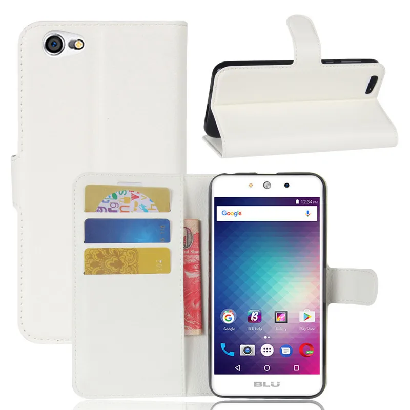 Чехол-книжка для BLU Grand M кожаный чехол-кошелек R1 HD чехлы телефона чехол из ТПУ с