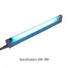 Ультрафиолетовый бактерицидный светильник T5, 110 В220 В, 6 Вт8 Вт, трубка с креплением, УФС, дезинфекция, уничтожение пыли, УФ, кварцевая лампа для больницы