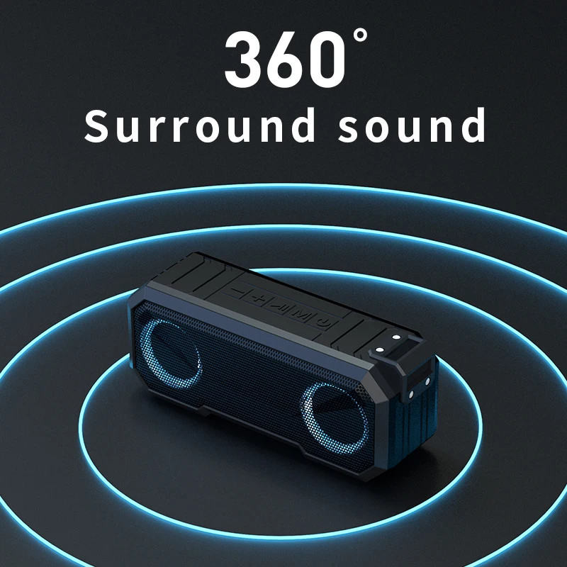 Bluetooth-Колонка DDJ TWS IPX7 водонепроницаемая светящаяся с зарядным устройством |